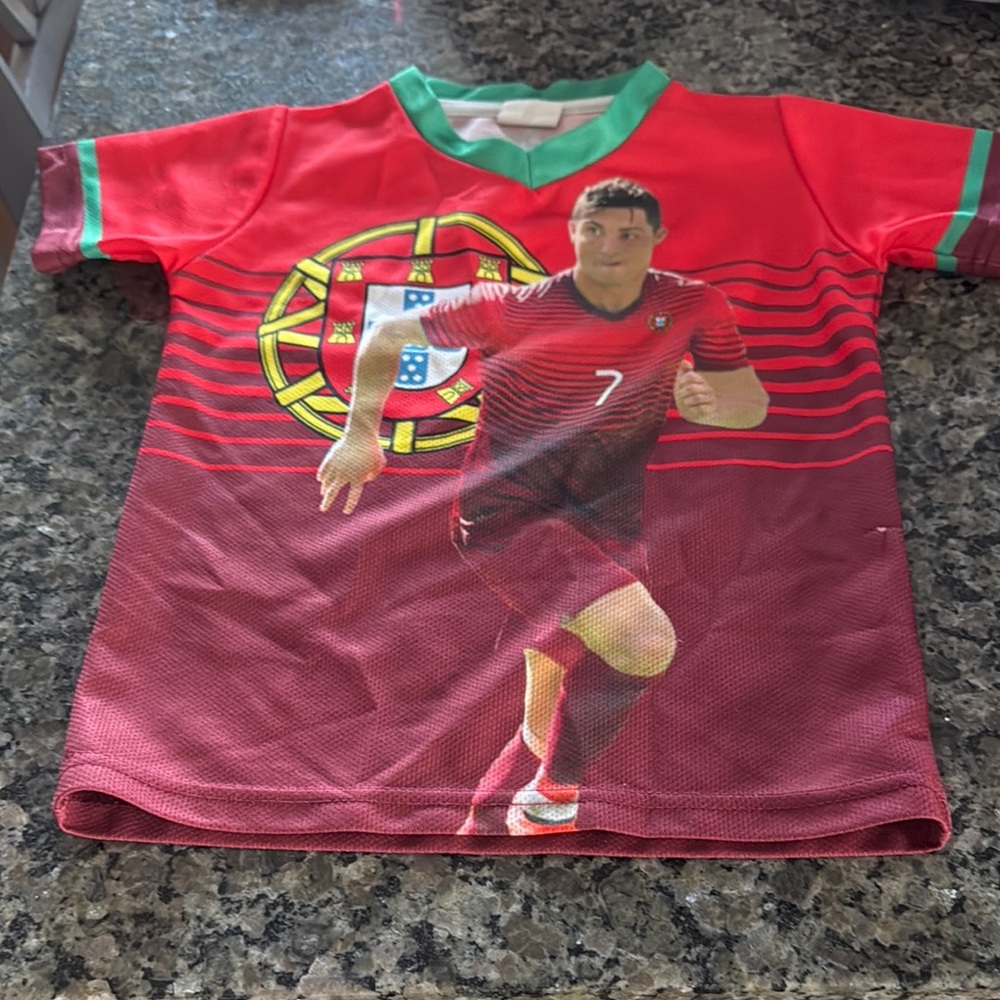 Soccer Kids Shirt - Red
